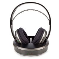 Nedis Draadloze TV-Koptelefoon | RF | Over-Ear | Zilver / Zwart | 1 stuks - HPRF210BK HPRF210BK