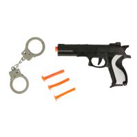 LG Imports Politie speelgoed set - pistool met accessoires - verkleed rollenspel - plastic - voor kinderen   - - thumbnail