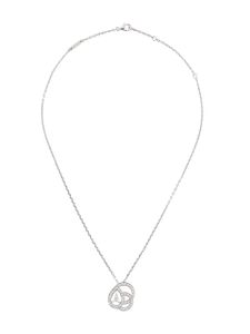 Boucheron collier à pendentif en diamants - Argent