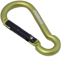 Munkees karabijnhaak 5 x 50 mm staal geel 2 stuks