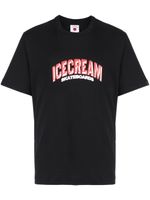 ICECREAM t-shirt en coton à logo imprimé - Noir - thumbnail