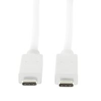 LogiLink USB-kabel USB 3.2 Gen1 (USB 3.0 / USB 3.1 Gen1) USB-C stekker, USB-C stekker 1.00 m Wit CU0131 - thumbnail