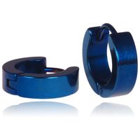 LGT Jewels Oorringen Edelstaal Blauw