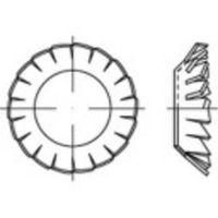 TOOLCRAFT 138440 Gekartelde schijven Binnendiameter: 4.3 mm DIN 6798 Verenstaal 250 stuk(s)