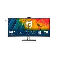 Philips Monitore 40B1U6903CH/00 LED-monitor Energielabel G (A - G) 100.8 cm (39.7 inch) 5120 x 2160 Pixel 16:9 4 ms HDMI, DisplayPort, USB-C 3.2, RJ45,