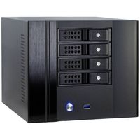 Inter-Tech SC-4004 Mini-tower PC-behuizing Zwart - thumbnail