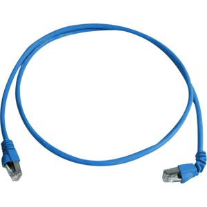 Telegärtner L00000A0198 RJ45 Netwerkkabel, patchkabel CAT 6A S/FTP 1.00 m Blauw Vlambestendig, Halogeenvrij 1 stuk(s)