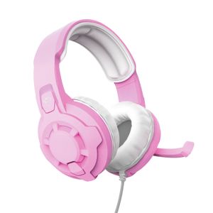 Trust GXT 411P Radius Headset Bedraad Hoofdband Roze, Wit