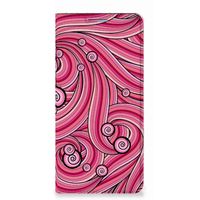 Motorola Moto G60s Bookcase Swirl Pink