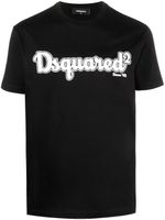 DSQUARED2 t-shirt à logo imprimé - Noir