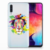 Samsung Galaxy A50 Telefoonhoesje met Naam Lion Color