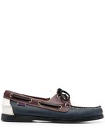 Sebago chaussures bateau colour-block en cuir - Bleu