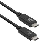 ACT USB 4 Kabel 1m, USB 3.0, Thunderbolt 3 Kabel, PD 240W, USB C Monitor Kabel, 20Gbps Datasnelheid - AC7431