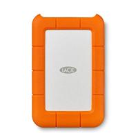 LaCie Rugged USB-C, 1TB, Portable External Hard Drive, Drop, Shock, Dust, Rain Resistant, for Mac & PC, incl. USB-C w/o USB-A cable, 2 year Rescue Services (STFR1000800)