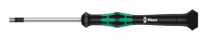 Wera 2054 Elektronica en fijnmechanica Inbusschroevendraaier Sleutelbreedte (metrisch): 1.27 mm Sleutelbreedte (inch): 0.05 inch Koplengte: 40 mm Afmeting,