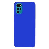 Motorola Moto G22 rubberen plastic behuizing - blauw