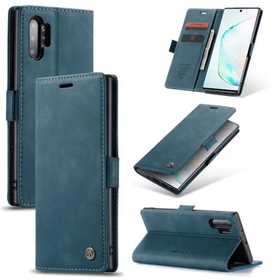 Caseme - stijlvolle wallet hoes - Samsung Galaxy Note 10 Plus - Lichtblauw