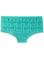 Amir Slama slip de bain en crochet - Vert