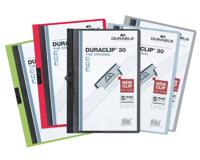 Durable DURACLIP 30 stofklepmap Multi kleuren PVC, Staal