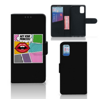 Samsung Galaxy A41 Wallet Case met Pasjes Popart Princess