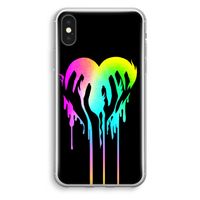 Hold My Heart: iPhone X Transparant Hoesje - thumbnail