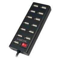 LogiLink UA0126 - USB 2.0 Hub, 13-poort met AAN/UIT-schakelaar