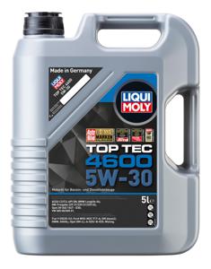 Liqui Moly Top Tec 4600 5W-30 (5L) LIQUI MOLY, Viscositeit klasse SAE: 5W-30, 5.0, L, u.a. für Opel, Vauxhall, Isuzu