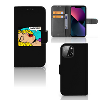 iPhone 13 Mini Wallet Case met Pasjes Popart Oh Yes