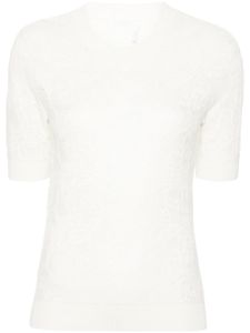 Chloé pull à fleurs en jacquard - Tons neutres