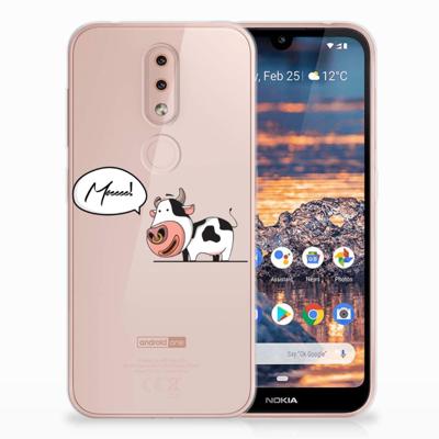 Nokia 4.2 Telefoonhoesje met Naam Cow
