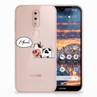 Nokia 4.2 Telefoonhoesje met Naam Cow