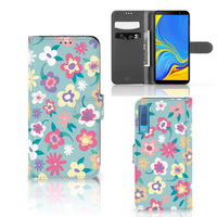 Samsung Galaxy A7 (2018) Hoesje Flower Power - thumbnail