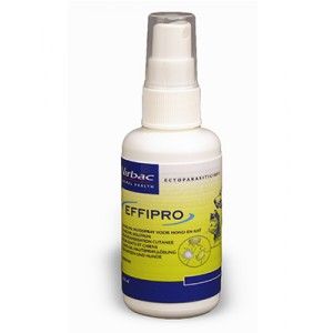 Virbac Effipro Spray voor hond en kat 3 x 100 ml