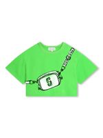 Marc Jacobs Kids t-shirt crop à imprimé Snapshot - Vert - thumbnail