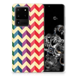 Samsung Galaxy S20 Ultra TPU bumper Zigzag Multi Color