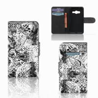 Telefoonhoesje met Naam Samsung Galaxy Trend 2 Skulls Angel
