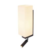 SLV Slaapkamer wandlamp Quadrass zwart 1003428 - thumbnail