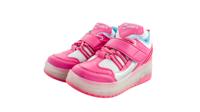 Outsiders - Roller Shoes with LED - Pink/Silver (size: 30)