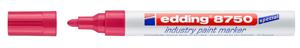 Edding 8750-2 markeerstift 1 stuk(s) Gevormde punt Rood