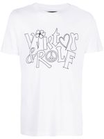 Viktor & Rolf t-shirt en coton mélangé à logo imprimé - Blanc