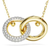 Swarovski 5668820 Ketting Dextera goudkleurig-wit 38-45 cm