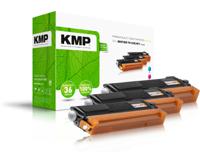 KMP Tonercassette vervangt Brother TN-230C, TN-230M, TN-230Y, TN230C, TN230M, TN230Y Compatibel Cyaan, Magenta, Geel 1400 bladzijden B-T32 CMY