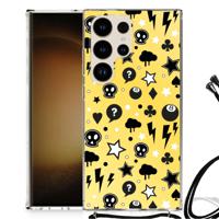 Extreme Case Samsung Galaxy S24 Ultra Punk Geel - thumbnail