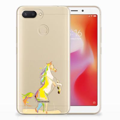 Xiaomi Redmi 6 Telefoonhoesje met Naam Horse Color