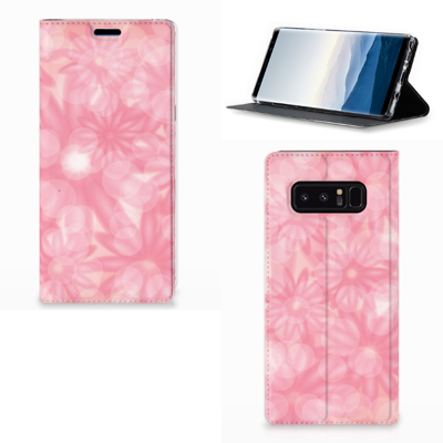 Samsung Galaxy Note 8 Smart Cover Spring Flowers