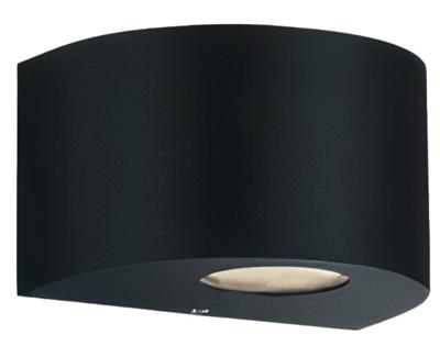 Reality wandlamp Rosario 15 x 9 cm matzwart Reality wandlamp Rosario 15 x 9 cm matzwart