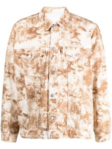 MARANT veste en jean à imprimé camouflage - Tons neutres