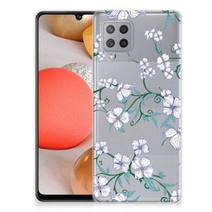 Samsung Galaxy A42 Uniek TPU Case Blossom White