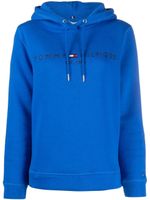 Tommy Hilfiger pull à logo brodé - Bleu