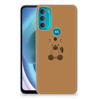 Motorola Moto G71 5G Telefoonhoesje met Naam Baby Hyena - thumbnail